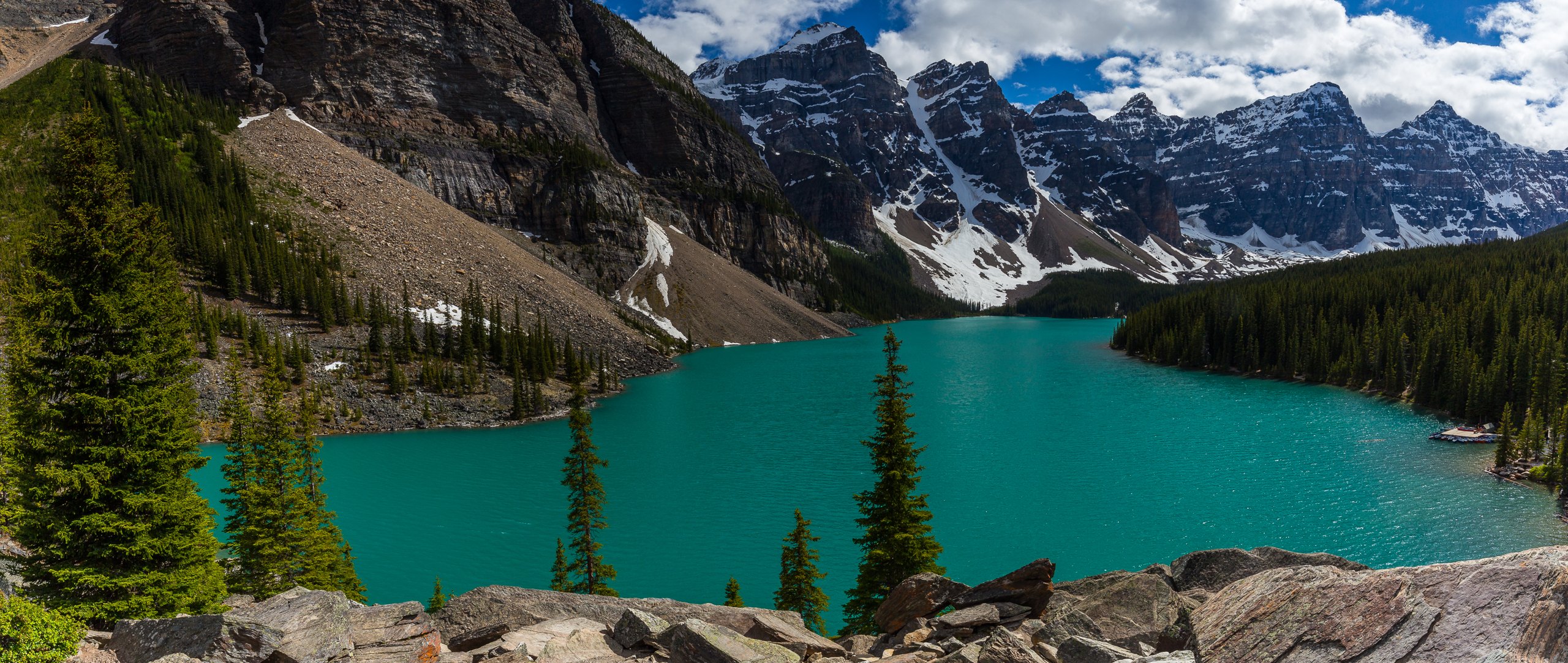 Moraine Lake in the Canadian Rockies